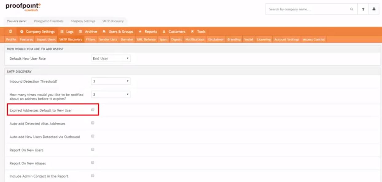 Setting up end user detection in Proofpoint Essentials Setting up end user detection in Proofpoint Essentials
