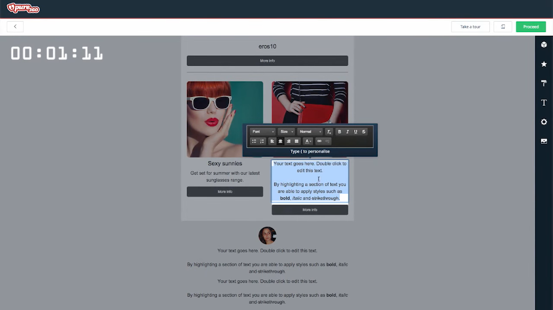 Pure 360 text editor Pure 360 text editor