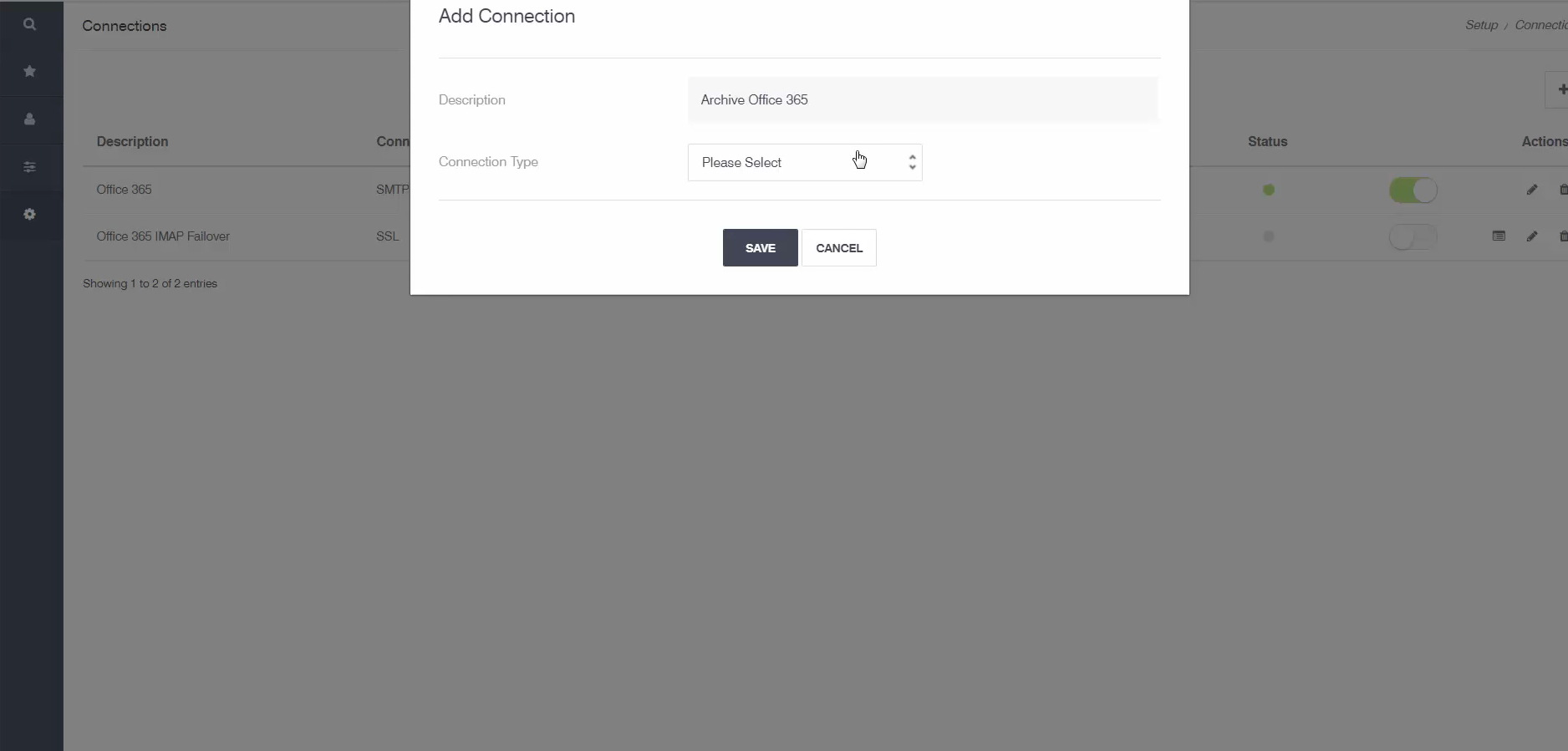 Adding an Office 365 connector to Proofpoint Essentials Adding an Office 365 connector to Proofpoint Essentials
