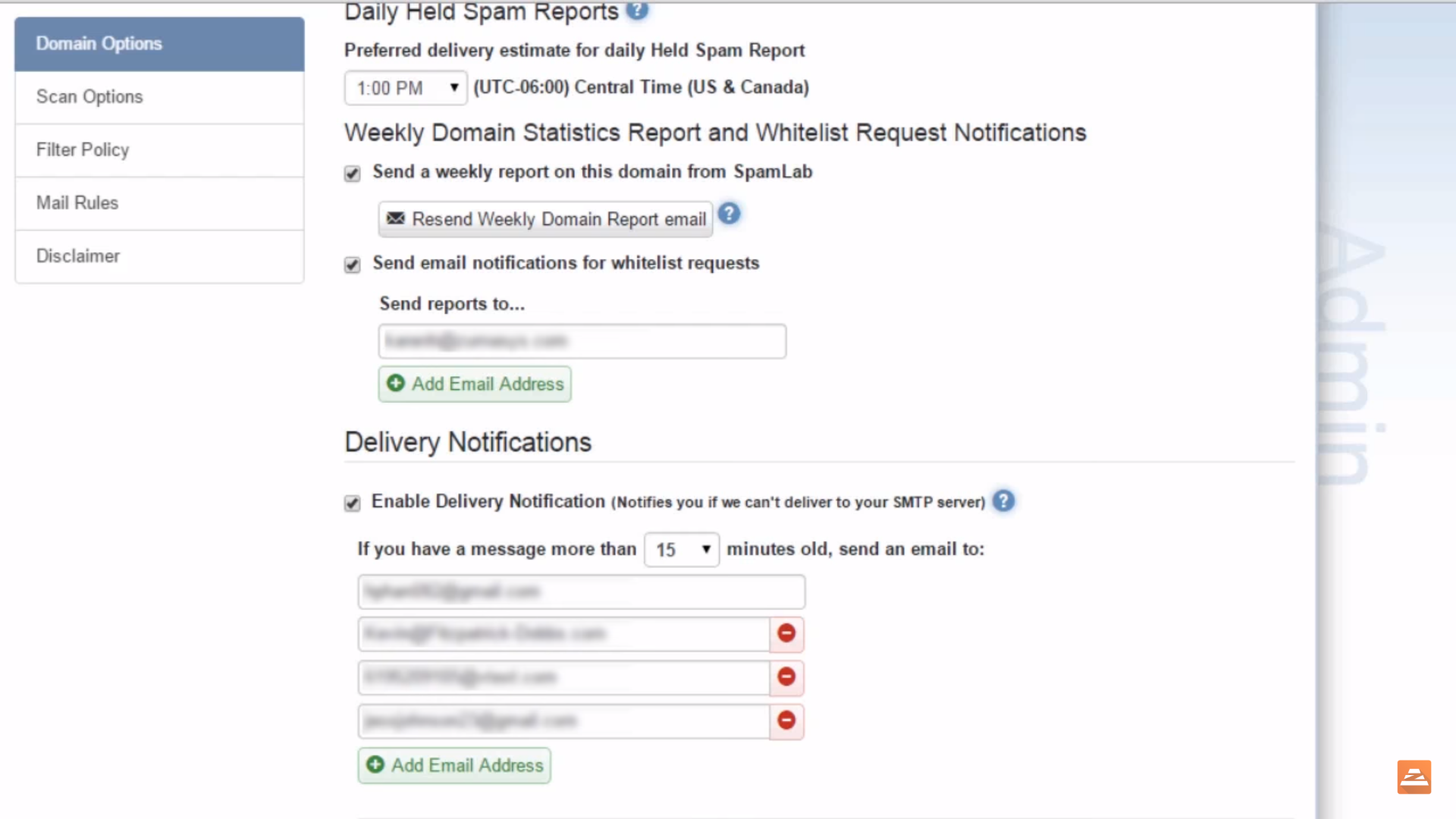 Configuring spam digest reports in Appriver Configuring spam digest reports in Appriver