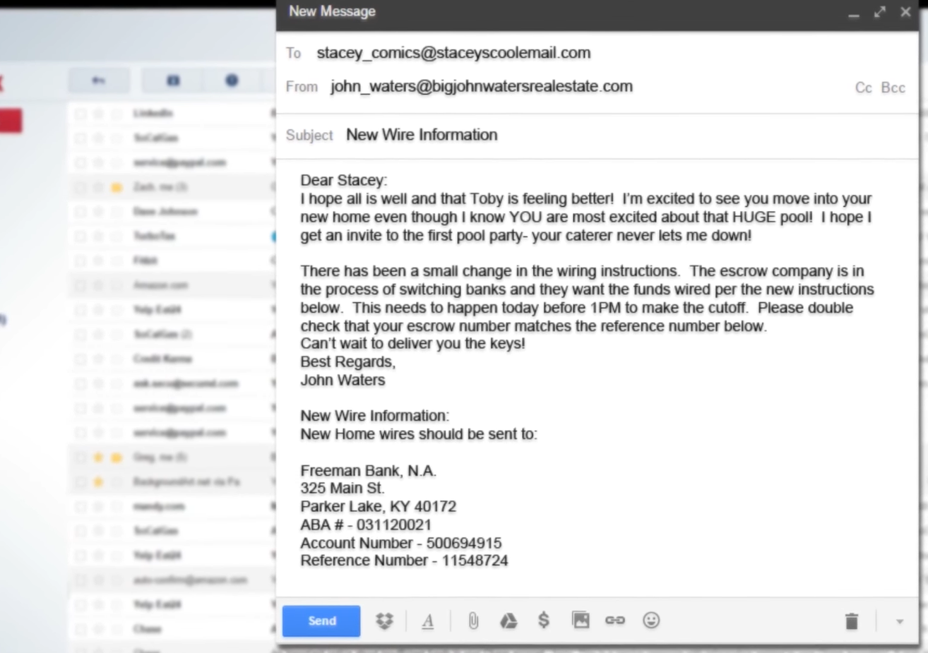 NINJIO example phishing email #2 NINJIO example phishing email #2