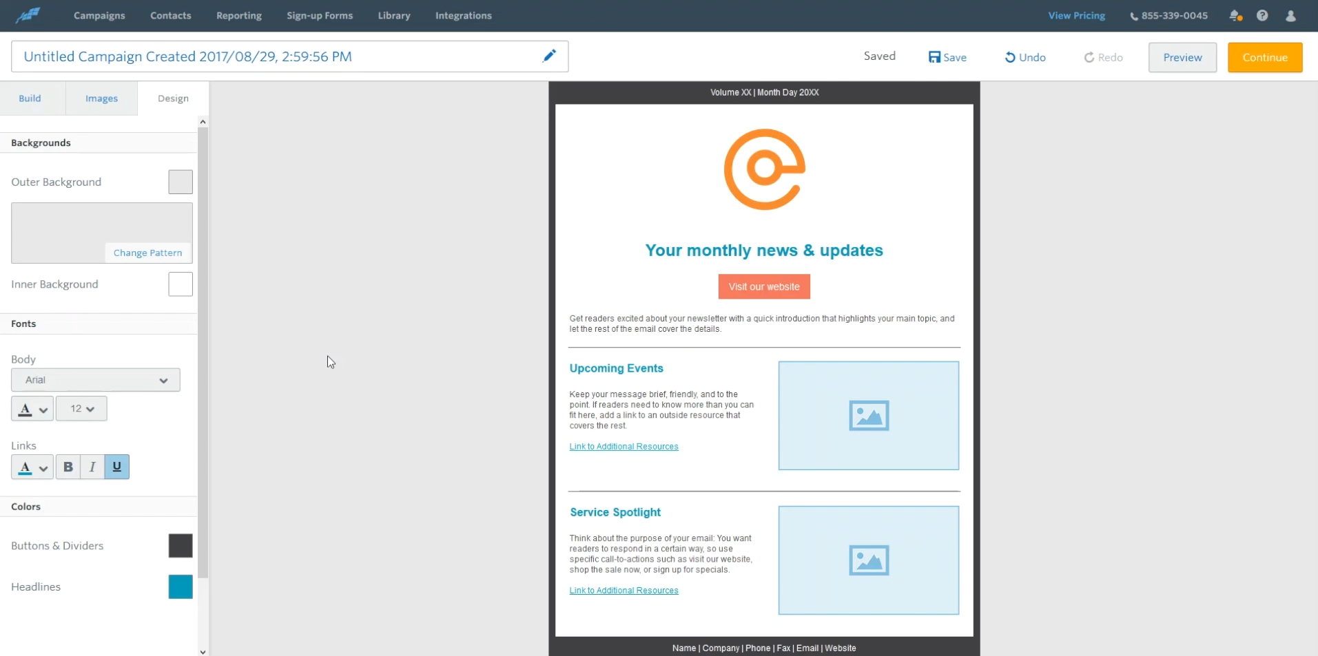 Constant Contact Build Newsletter Constant Contact Build Newsletter
