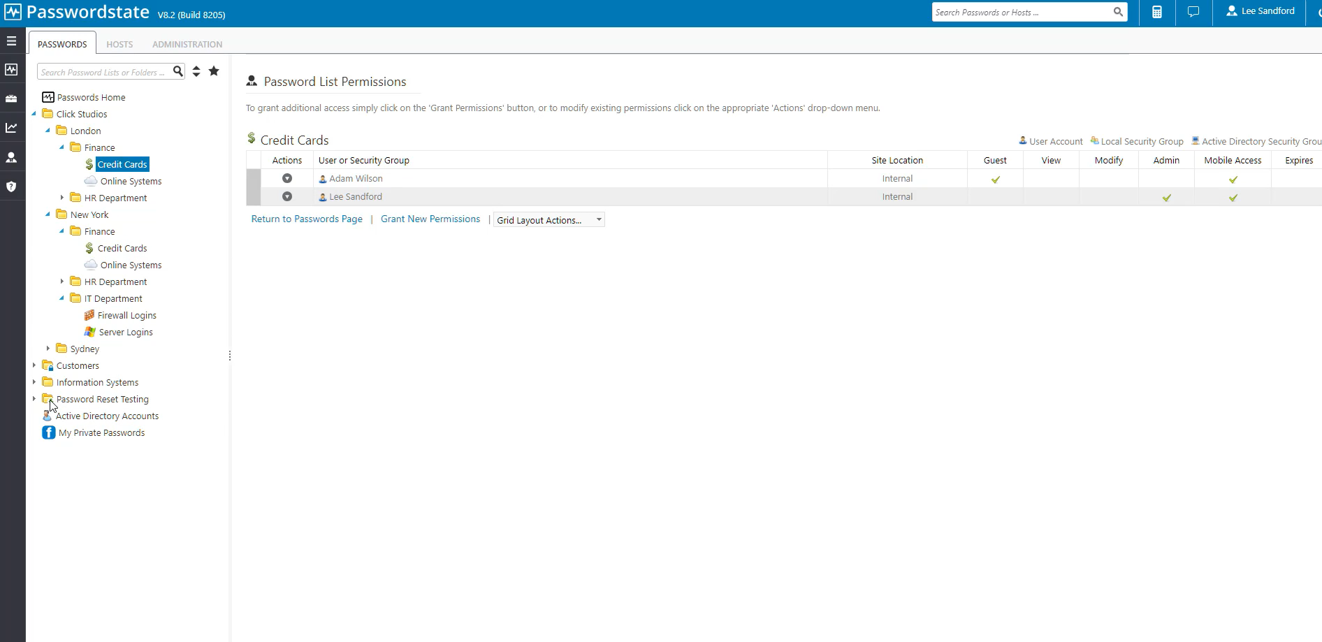 Passwordstate password list permissions Passwordstate password list permissions