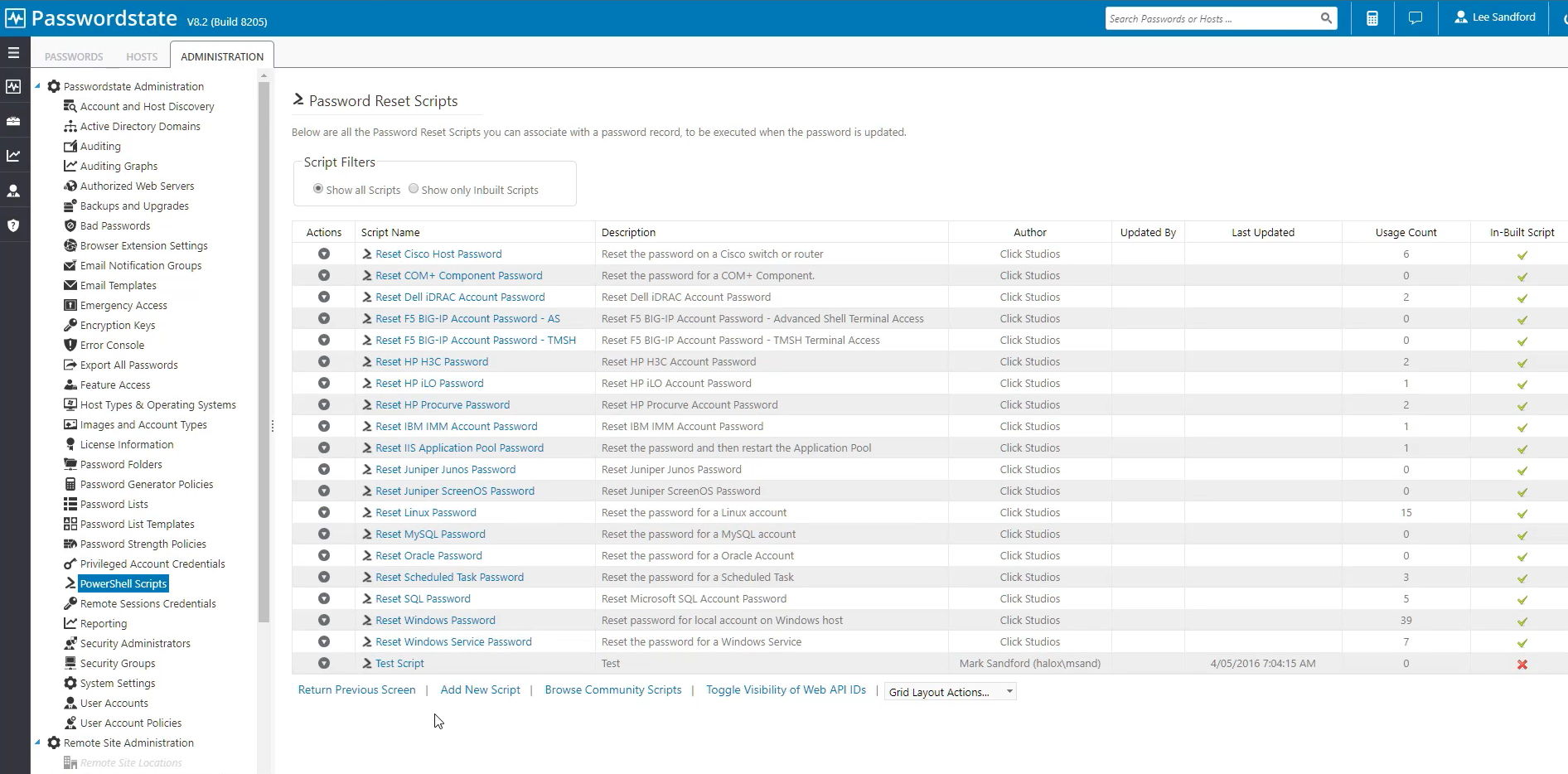 Passwordstate password reset scripts Passwordstate password reset scripts